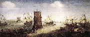 WIERINGEN, Cornelis Claesz van Capturing Damietta Sweden oil painting artist